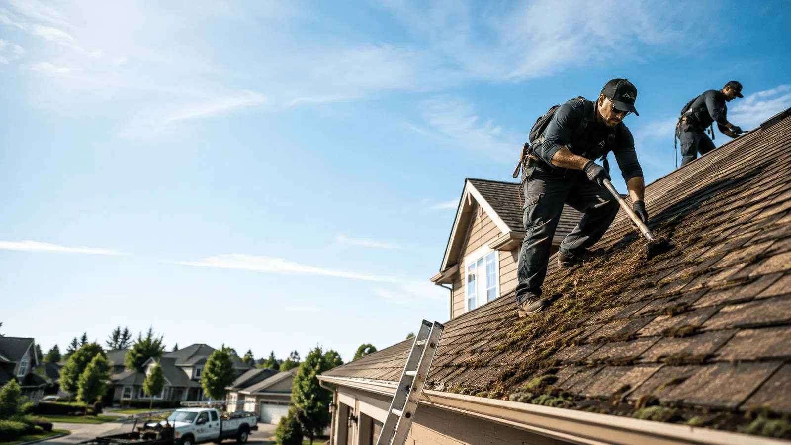 Roof Moss Removal in Hyde Park, PA near me